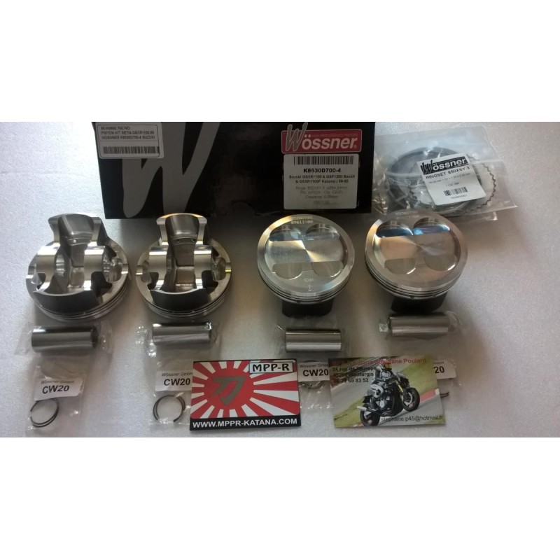 Wossner Kit pistons forgés Racing Suzuki 1200 Gsx Inazuma