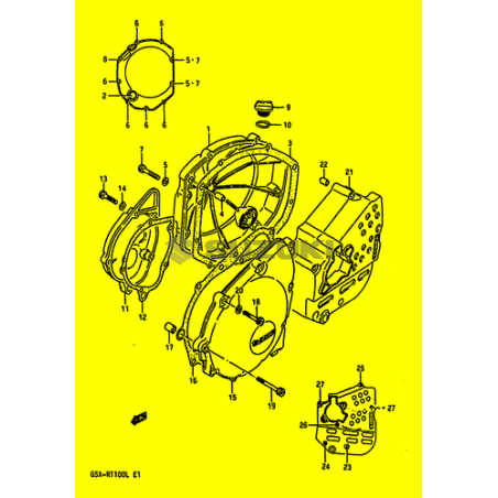 B Joint Carter Roue Libre Origine Suzuki Gsf Bandit